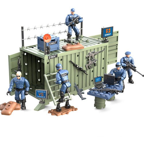 4pc Juegos Militares Juguetes Swat Mando Antiterrorista u 