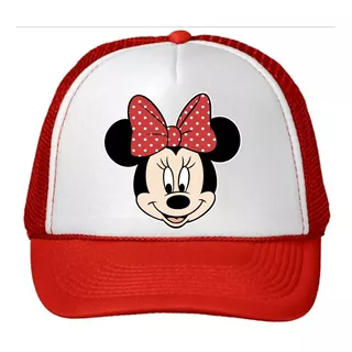 Gorras Cachuchas Minnie Mouse Fiesta Cumpleaños Rojo