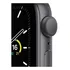 Apple Watch SE (GPS, 1.575") - Caja de aluminio color gris espacial - Correa deportiva Negra