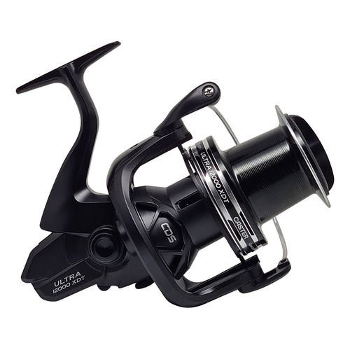 Reel Caster Ultra 12000 Xdt Lance Mar 7 Rulemanes Conico Color Negro