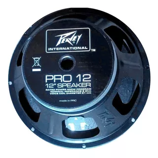 Parlante Peavey Pro 12 200w Rms Woofer 12´´ 800w 8 Ohms