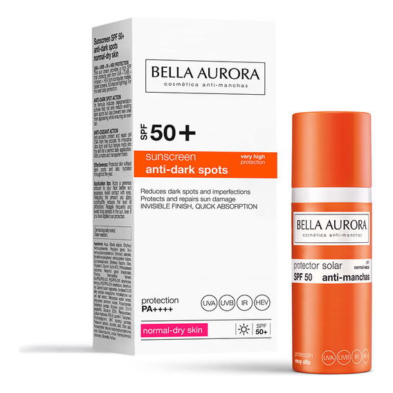 Protector Solar Anti-manchas Spf50 Piel Normal A Seca - Bell