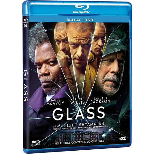 Glass Samuel Jackson Bruce Willis Pelicula Blu-ray + Dvd