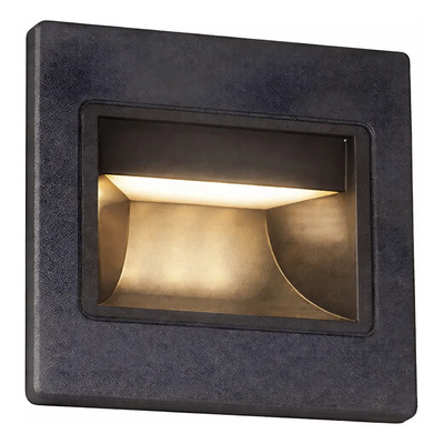 Embutido Pared Ideal Escalera Web Led Negro Exterior Deco Negro