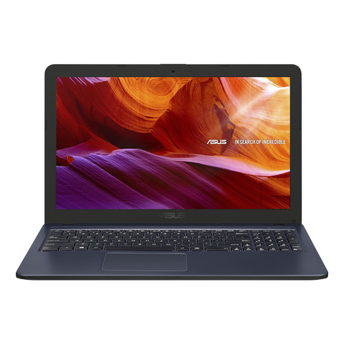 Laptop Asus VivoBook X543UA gris oscura 15.6", Intel Core i5 8250U  4GB de RAM 256GB SSD, Intel UHD Graphics 620 1920x1080px Windows 10 Home