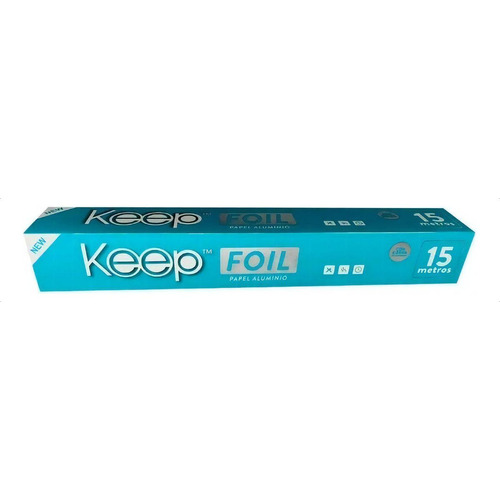 Papel Keep Film Aluminio 15 Metros Multifuncional Hogar