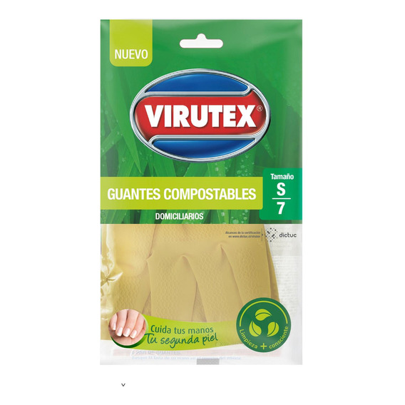 Guantes Bio  Talla S 100% Látex    Virutex