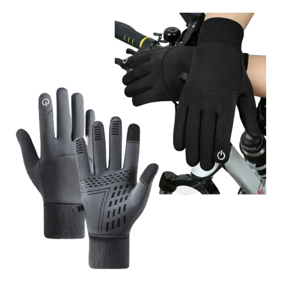Guantes Ciclismo Guantes Termicos Touch Moto Impermeables 