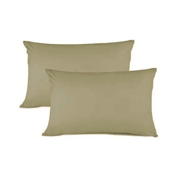 Pack X 2 Fundas De Almohada Hotelera 70x50 Cm Super Soft