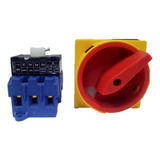 Interruptor 3p P/puerta 25a,32a, 63a On-off, P/riel din