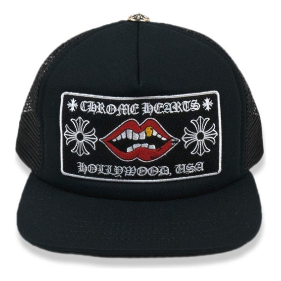 Gorra Chrome Hearts Trucker Camionero Mattboy Lips Negra