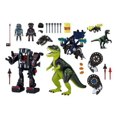 Figura Armable Playmobil T-rex Batalla De Los Gigantes 84 Pc