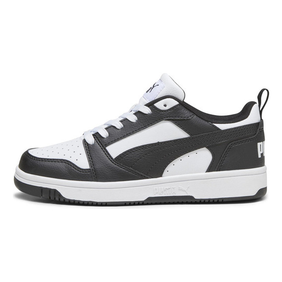 Zapatilla Puma Rebound V6 Lo Jr Negro  Joven