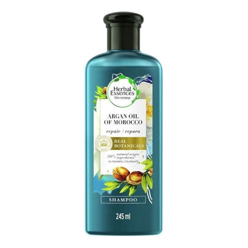 Shampoo Herbal Essences Bio:Renew Argan Oil Of Morocco de vainilla en botella de 245mL por 1 unidad
