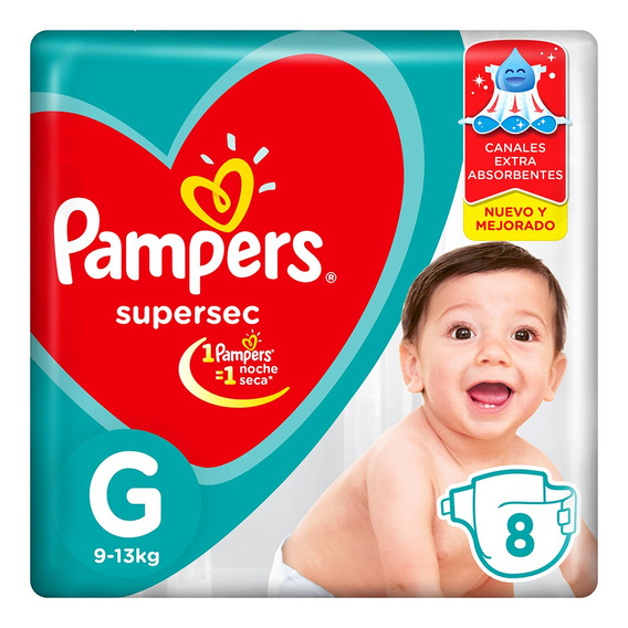 Pañales Pampers  G