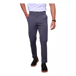 Calça Masculina Social Alfaiataria Elastano Tech Stretch 