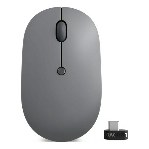Mouse Lenovo Go Usb-c Wireless 2400dpi Batería - 4y51c21216 Color Gris