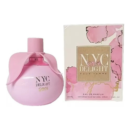 Perfume De Dama Nyc Delight Rose Marca Mirage 100ml