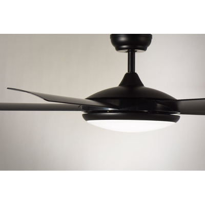 Ventilador Techo Negro 522b Led 24w Control Remoto Laft
