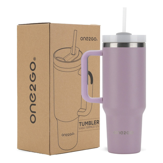 Vaso Termico Mug Tumbler One2go 1,2l Inoxidable Frio Calor