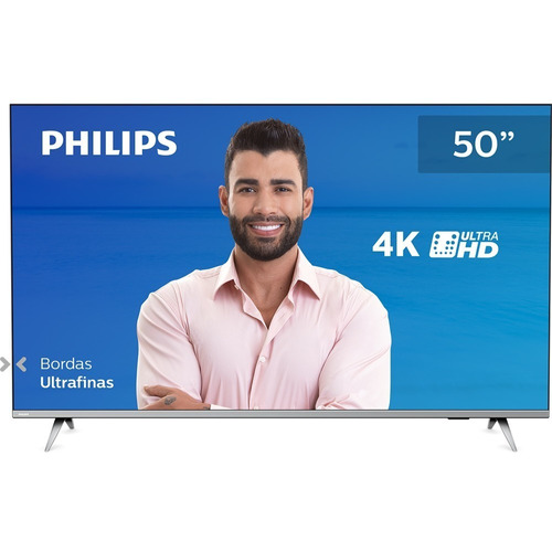 Smart Tv 50pug6654 50 4k Hdr10 Bluetooth Borderless Philips