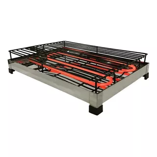 Parrilla Eléctrica Caloblin Flat Grill - 100% Acero Cap. 7kg