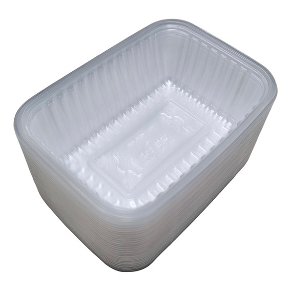 Bandeja Plastica  Descartable 103 Delivery Microondas X 100 