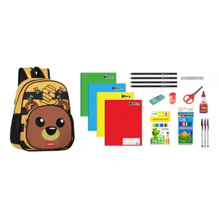 Kit Lista De Material Escolar  Infantil Fundamental 20 Itens