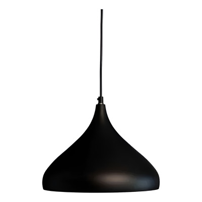Lampara Colgante Valentin Negro 30cm Apto Led E27 Cie