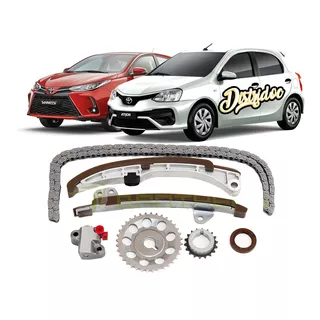 Kit Distribucion Cadena Toyota Etios/yaris 1.5 C/engranajes