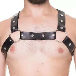 Harness Arreio Suspensório Peitoral E Costas Masculino