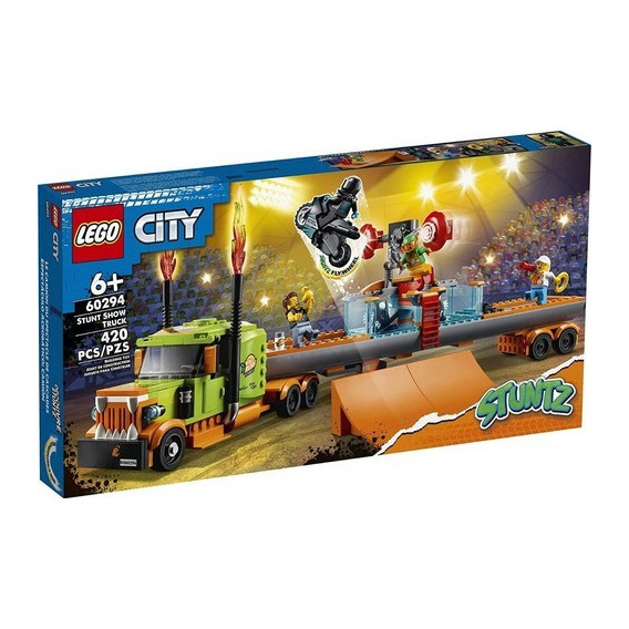Lego City 60294 Stuntz Espectáculo Acrobático Camión 420pz