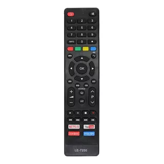Controle Remoto Tv Philco Smart 4k Youtube Netflix Le-7250