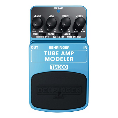 Pedal Behringer Tm-300 Tube Amp Modeler Color Celeste