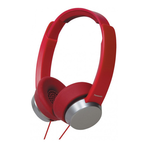 Audifonos De Diadema Con Microfono Panasonic 3.5mm Rp-hxd3we Color Rojo
