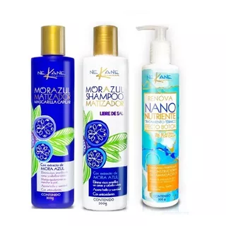 Nekane ® Shampoo + Mascarilla Mora Matiza + Termoprotector B