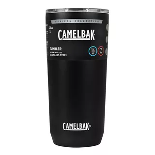 Copo Térmico Thumbler Com Tampa Aço Inox 600ml Camelbak Cor Preto