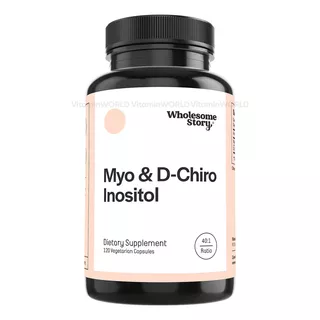 Suplemento En Cápsulas Wholesome Story  Myo & D-chiro Inositol Mioinositol En Pote 120 Un