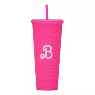 Vaso Mug Reutilizable Rosado Barbie