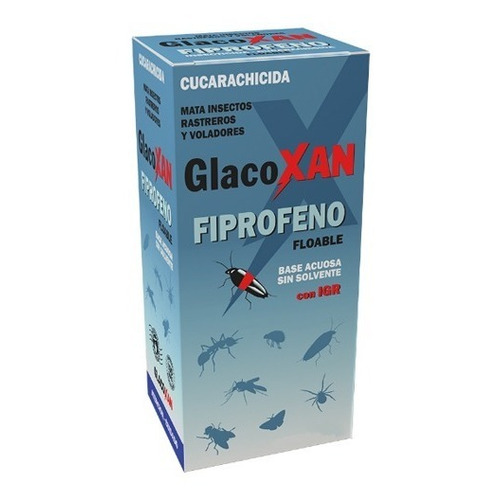Insecticida Cucarachicida Fiprofeno Liquido Glacoxan X 250cc