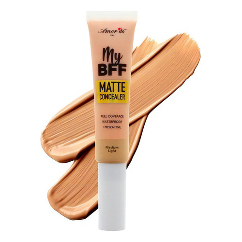 Corrector De Maquillaje Concealer Matte Color Bff Amor Us  Tono Honey