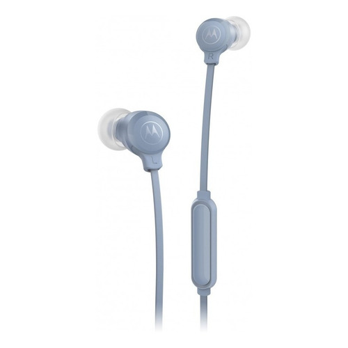 Auriculares Motorola Earbuds 3s Inear Mic Manos Libres 3.5mm Color Azul