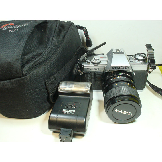 Minolta Reflex X370 Zoom Minolta 28/70 Flash Accesorios Exc 