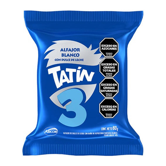 Alfajor Tatin Blanco X 60gr