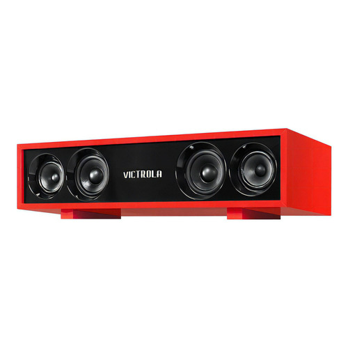Parlante Hi-fi Victrola Vs-130 Bt Amplificador Diginet Color Rojo