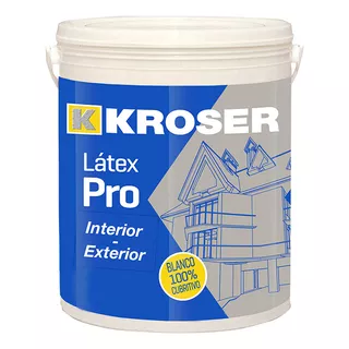 Pintura Kroser Latex Pro Interior/exterior 18l  