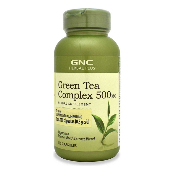 Gnc Herbal Plus Té Verde 500 Mg