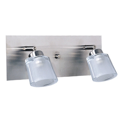 Aplique Ferrolux Ovaleto 3 Led Acero/vidrio 220v.
