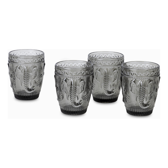 Vaso Corto Elefante Gris Setx4 Ambiente Gourmet