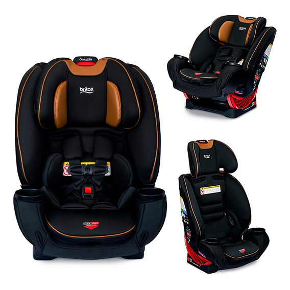 Butaca Para Auto De Bebe Britax One4life Clicktight Ecocuero Color Ace black